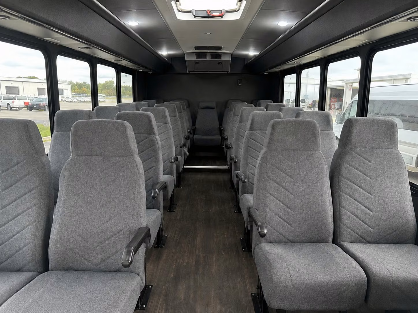 18 passenger minibus interior
