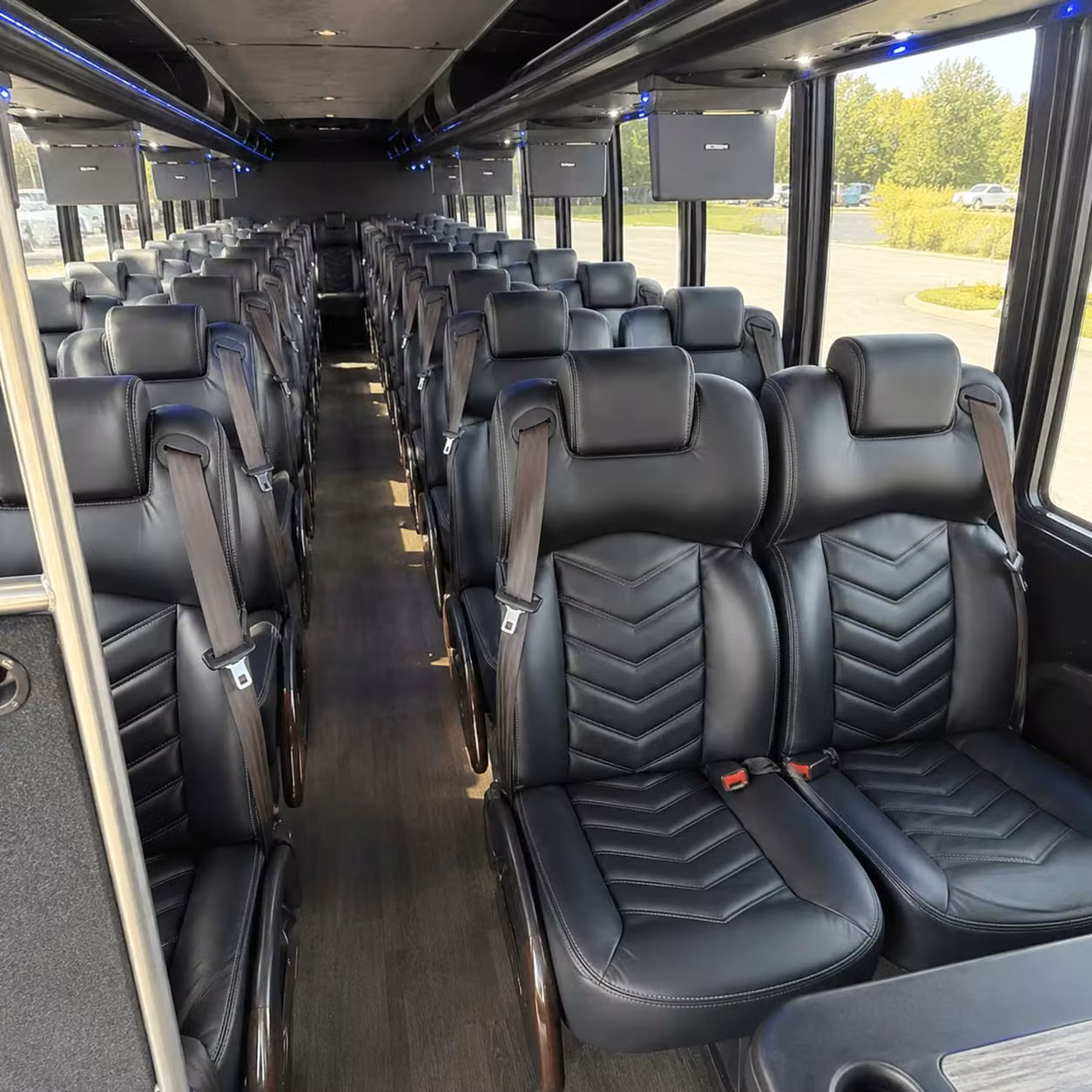 25 passenger minibus interior