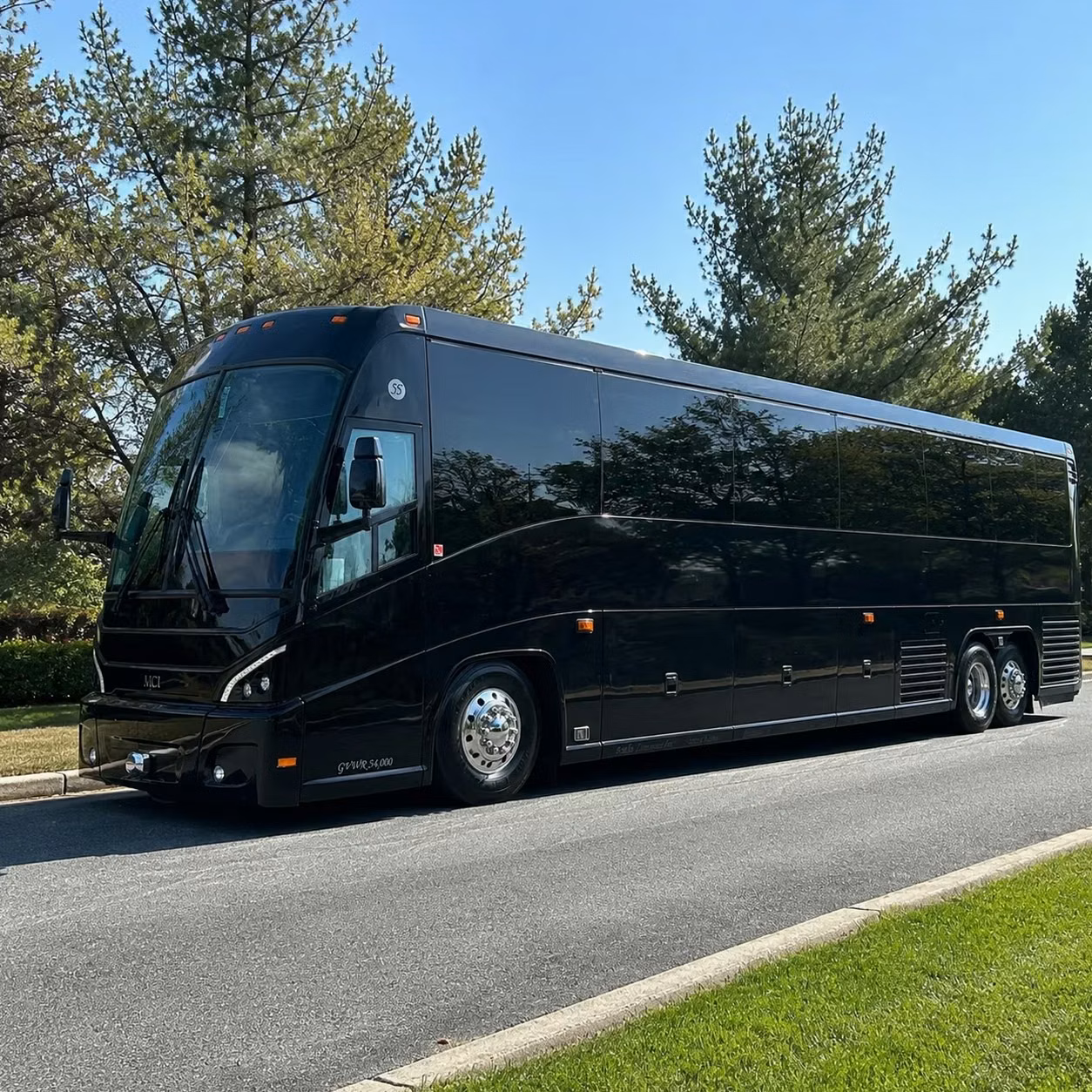56 passenger charter bus