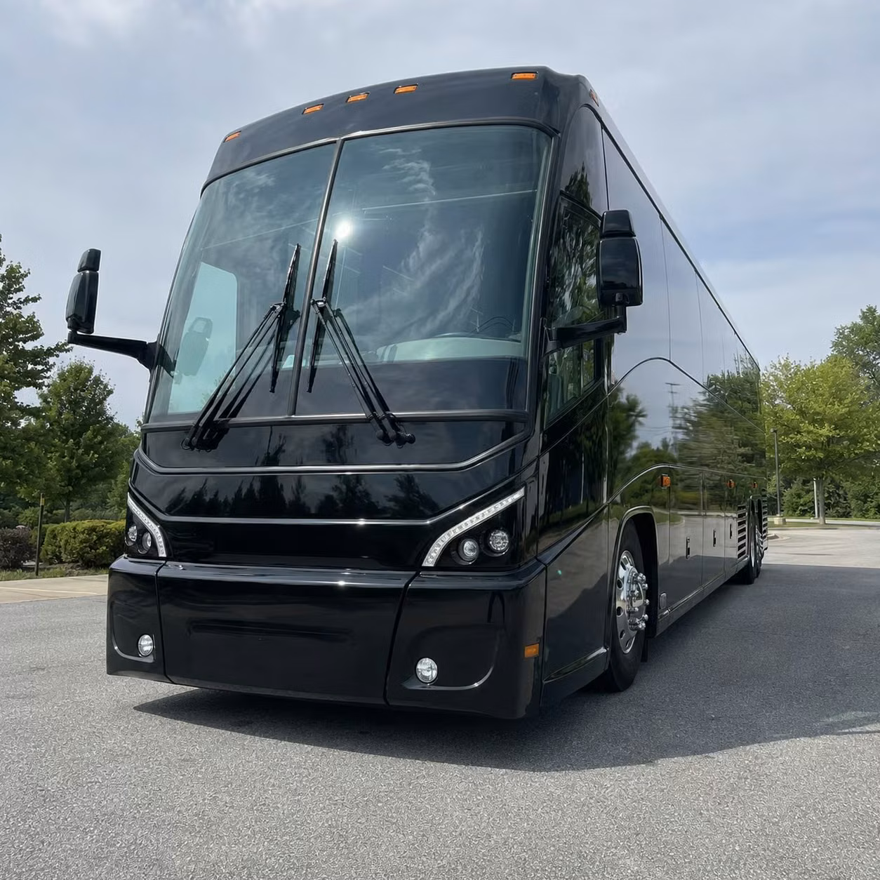 long distance military government charter buses from league city